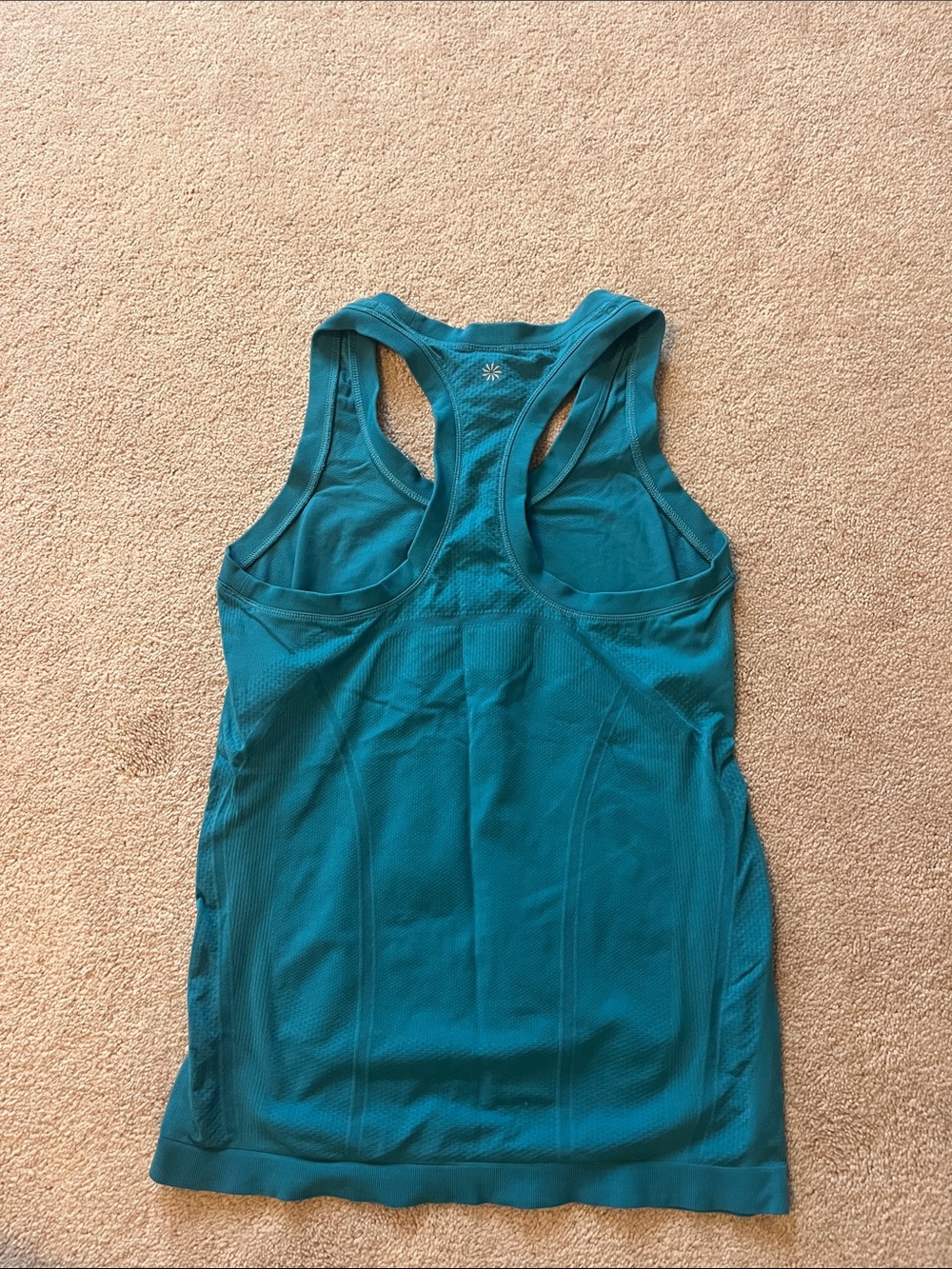 Athleta Teal Racerback Performance Tank - Picture 3 of 3